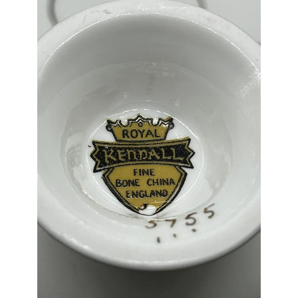 Vintage England Fine Bone China Royal Kendall Tea Cup and Saucer